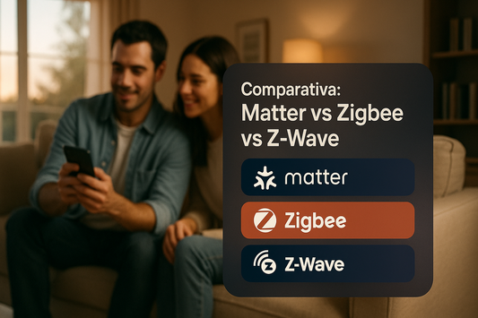 Comparativa: Matter vs Zigbee vs Z-Wave – Diferencias y cuál elegir para tu hogar inteligente